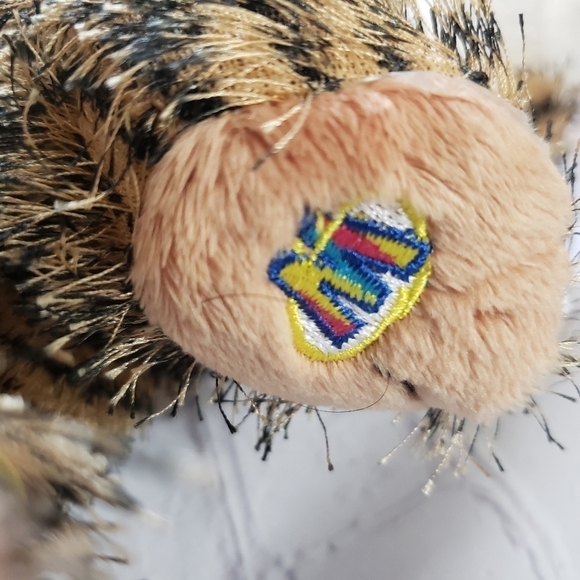 Webkinz Lil Kinz Fuzzy Tiger 7 inch Orange Black White Floppy - Picture 8 of 9